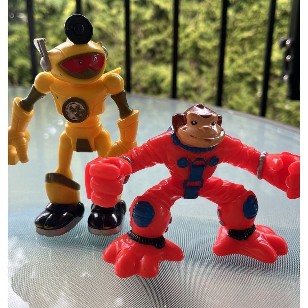 Vintage Fisher Price Rescue Heroes Planet Hero Mercury Zip Comet Space Monkey